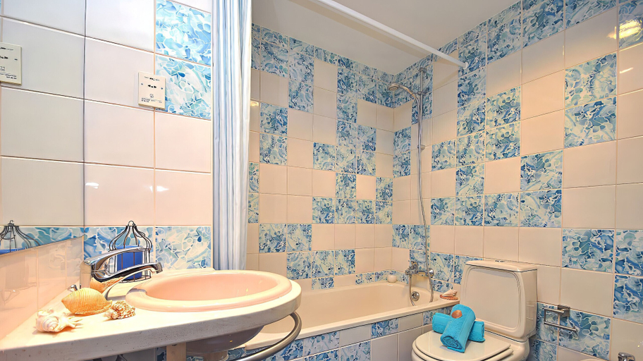 Bathroom, Apartamento Mykonos, Albufeira