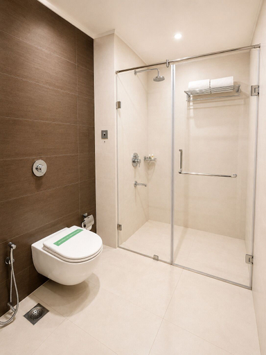 Bathroom 4, Hotel Indraprastha, Palakkad