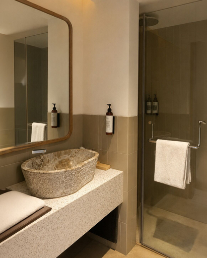 Bathroom 5, ZANA - A Luxury Escape, Jim Corbett, Nainital