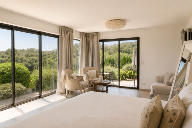 Bedroom 4, L'Hostellerie du Moulin des Oliviers, Corse-du-Sud