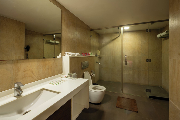 Bathroom 4, La Woods Hotel, Chennai