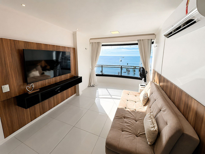 Living area, Hosts BR - Flat frente mar, Fortaleza
