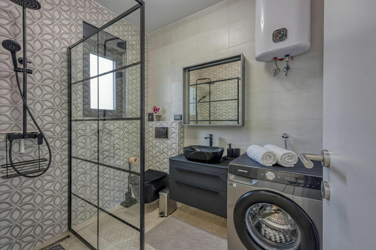 Bathroom 2, Villa Gigi With Private Pool, Višnjan