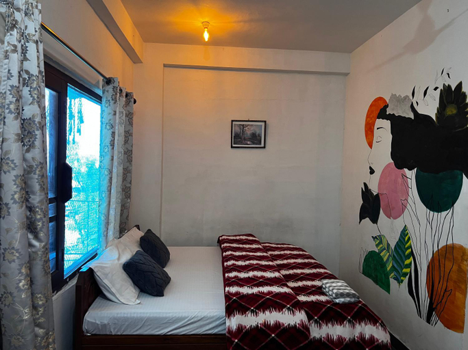 Bedroom 2, Hill Veu Home Bir Billing, Kangra