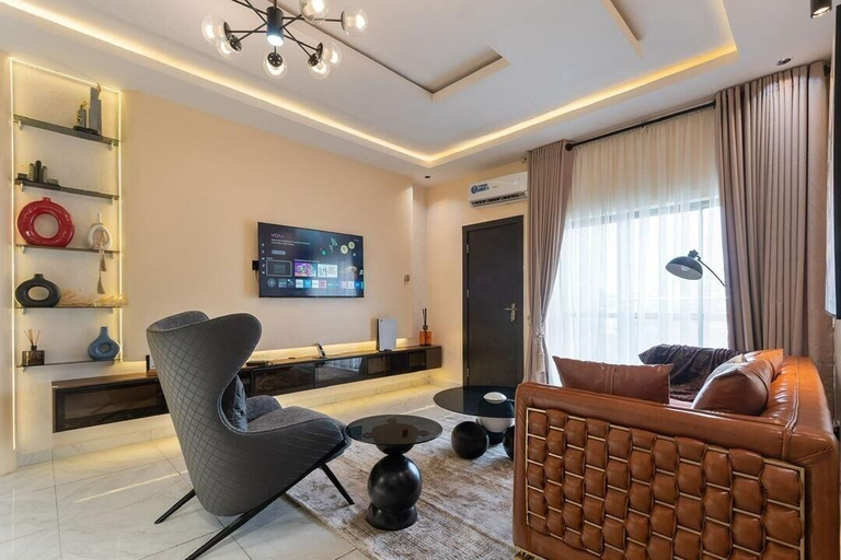 Living area 2, 2 bedroom luxury, Eti-Osa