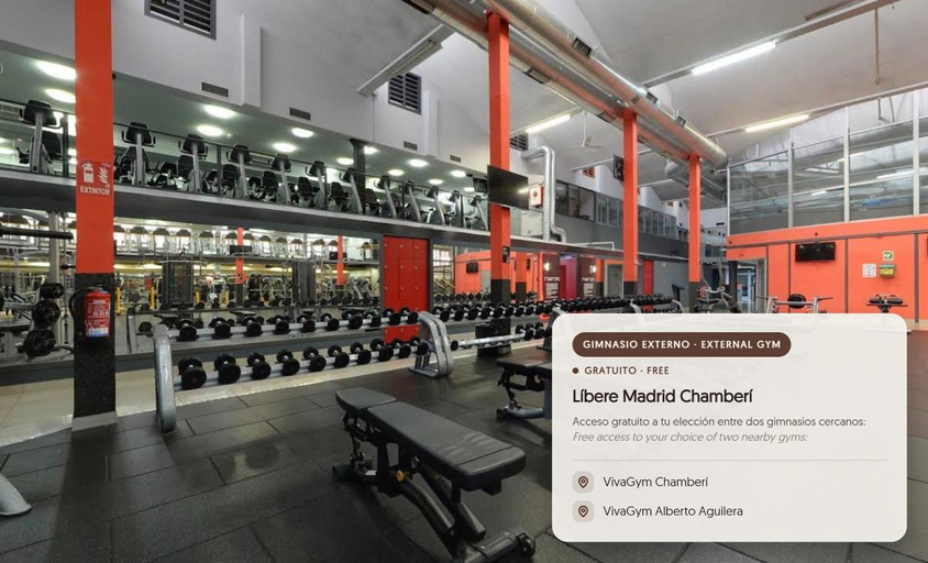 Fitness center, Libere Madrid Chamberí, Madrid