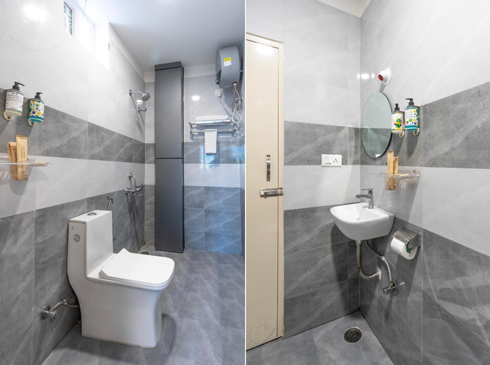 Bathroom 4, Treebo Living Tree opposite Khairatabad Metro, Hyderabad