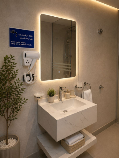 Bathroom 3, Comfortable Diamond Apartments Al Hamra, Jeddah