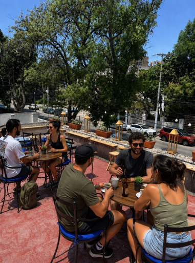 Outdoor dining 5, PUNTO AMERICANA HOSTAL, Guadalajara