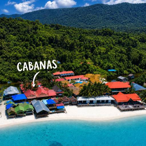 Exterior view 3, Cabanas Sok San, Sihanoukville