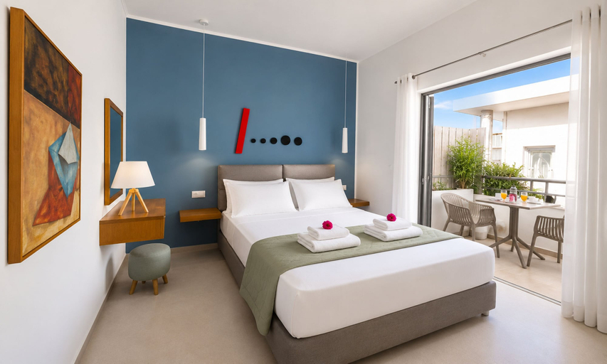 Bedroom 3, Art Apartments, Crete