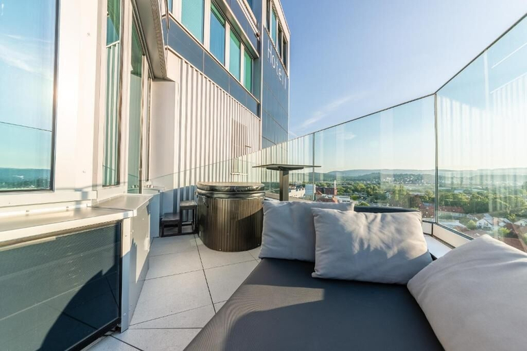 Terrace/patio, aquaTurm Hotel GmbH, Konstanz