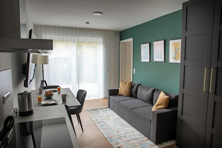 Living area 2, Moderne Apartments an der Basilika, Steinfurt