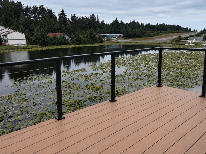 Terrace/patio 2, Kodiak Suites, Kodiak Island
