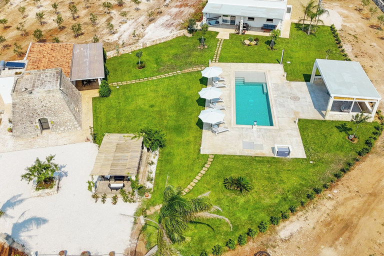 Aerial view, Trullo Tenuta Mary With Heated Pool, Lecce