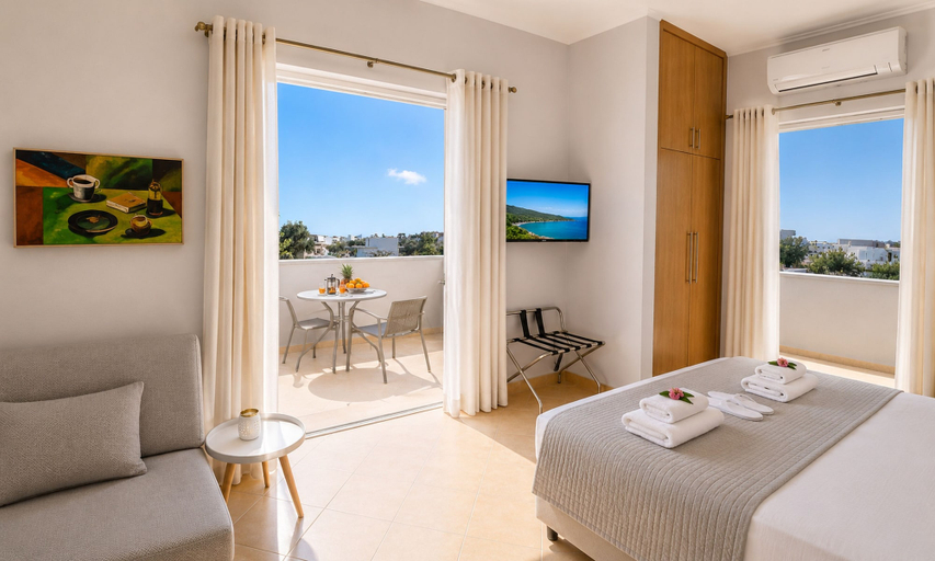 Bedroom 5, Art Apartments, Crete