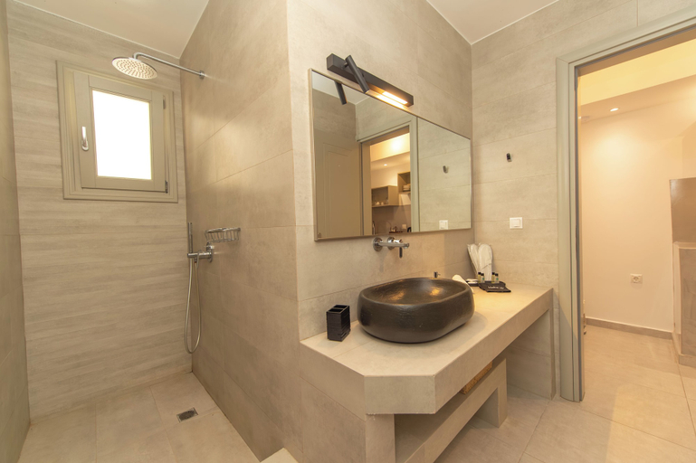 Bathroom 2, Agia Marina Caldera Suites, South Aegean