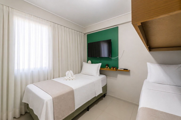 Bedroom 3, Cond. Barra Bali | Frente ao Mar | Destino BSM 108, Barra de São Miguel