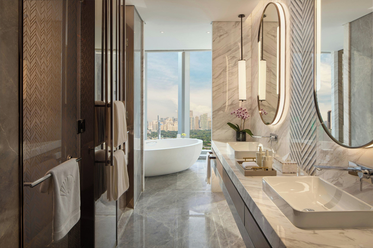 Bathroom 5, Mandarin Oriental Makati, Manila, Makati City