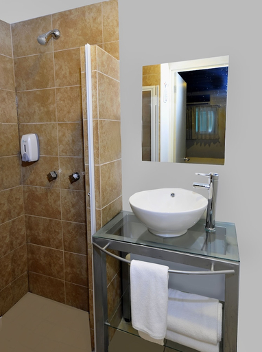 Bathroom 4, Container inn Hotel Aeropuerto, Puerto Vallarta