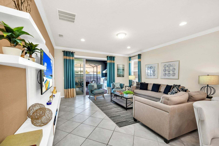 Living area 4, Modern Home, Private Pool. Sleeps 15 Ww102, Osceola