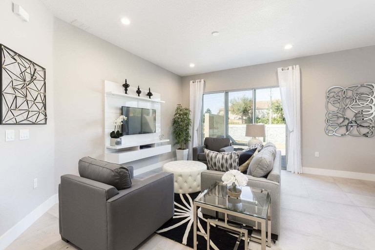 Living area 2, Wonderful Villa 5min Disney BBQ 102, Osceola