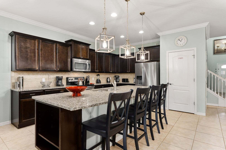 Private kitchen 2, Spacious Resort Home for Large Groups Near Disney, Osceola