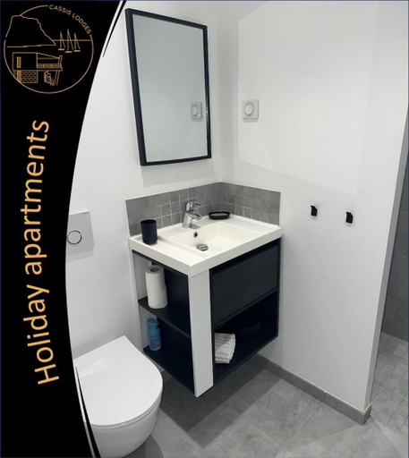 Bathroom, Cassis Lodges, Bouches-du-Rhône