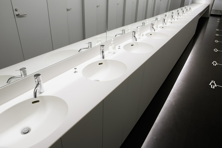 Bathroom 2, Nine Hours Narita, Narita