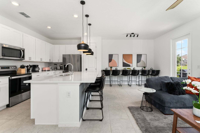 Private kitchen 4, Resort Retreat Home w BBQ Grill & Game Room, Polk