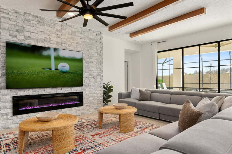 Living area 4, Brand New Masterpiece! 15 En-suites!, Osceola