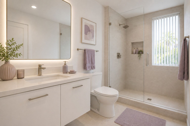 Bathroom, The Novaire Hotel DT, Toronto