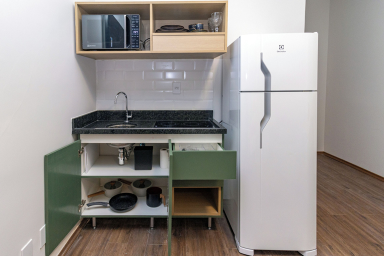 Private kitchen 5, Belong Stay Martins Fontes by Unna, São Paulo