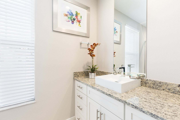 Bathroom 2, Amazing Family Villa 5min-disney BBQ 128, Osceola