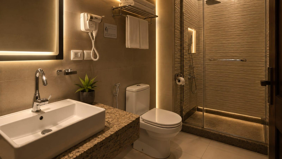 Bathroom 5, Nile View Plaza Hotel, Qasr an-Nil