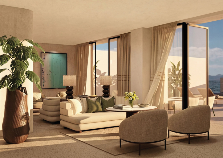 Living area 3, Fouquet's Mykonos, South Aegean