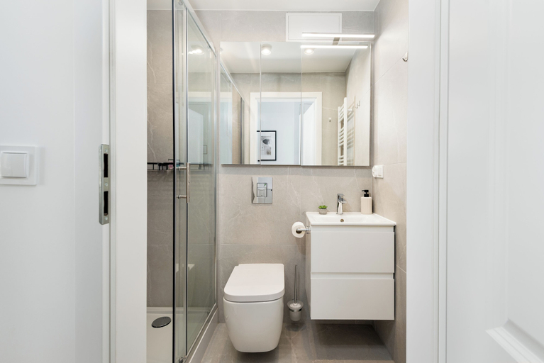 Bathroom 5, Coffee Mood by Kairos Apartments, Gliwice City