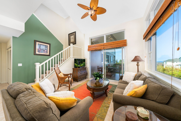 Living area 3, Na Hale O Keauhou C6 3 Bedroom Condo, Hawaii