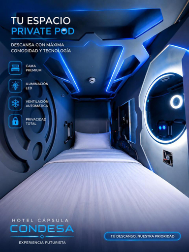 4, Hotel Capsula Condesa, Mexico City