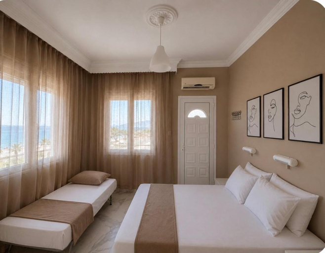 Bedroom 2, Basilio's Studios By The Sea, Central Macedonia