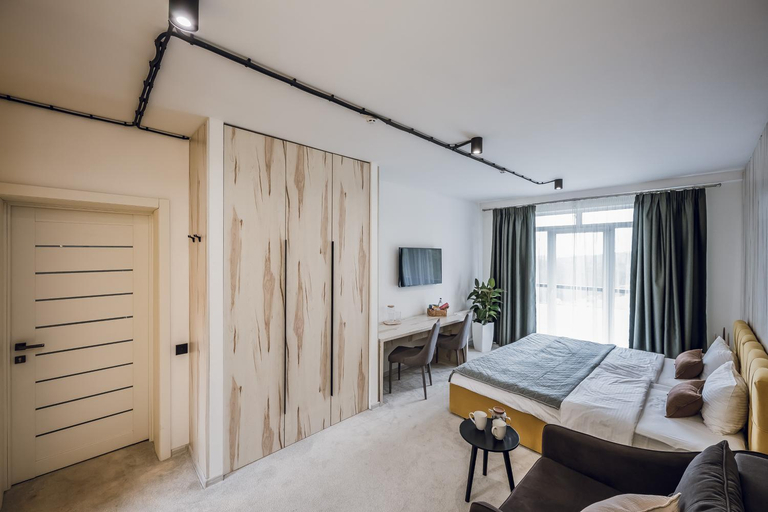 Bedroom 2, Aparthotel "Mayak Yablunytsia", Iaremchans'ka
