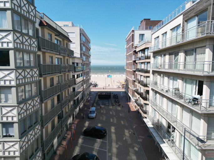 View from property 5, Oostduinkerke Coastal Retreat for 4, West-Vlaanderen