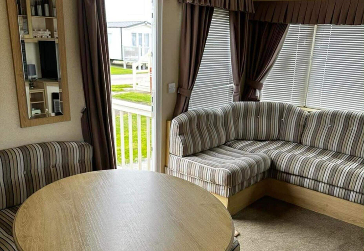 Living area, Caravan Situated on Coastfields, Ingoldmells, Lincolnshire