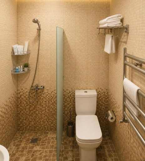 Bathroom 3, Best Center Hotel, Baku