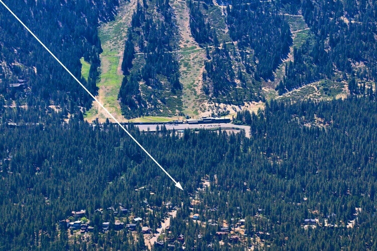 Aerial view 5, Heavenly Valley Express by RedAwning, El Dorado