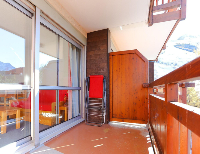 Balcony 4, Studio in Les Deux Alpes With Balcony, Isère