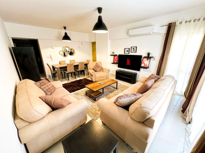 Living area 2, 2 bedrooms apartment in rehab city, New Cairo City