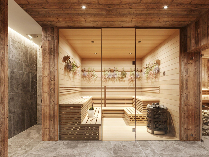 Sauna, Modern apartment in a quiet location, Landeck