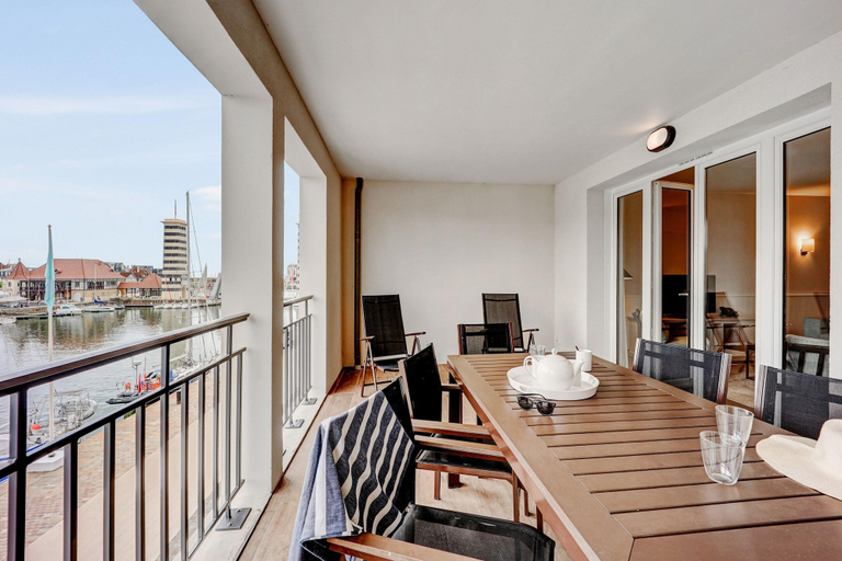 Balcony 3, Picturesque Deauville Apartment for 6, Calvados