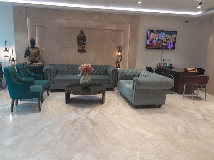 Public Area, Hotel Golden Orchid, Lucknow